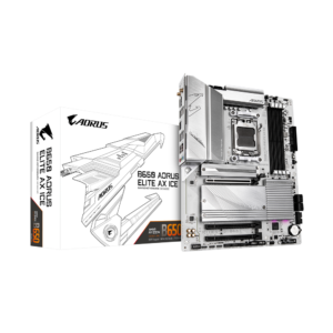 Placa de baza Gigabyte B650 AORUS ELITE AX ICE, Socket AM5, DDR5, ATX