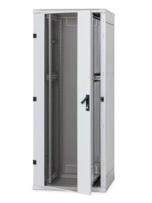 Rack de podea 19 Triton 27U 600x1000mm usa fata metal perforat panouri laterale/spate detasabile sectiuni pentru ventilatie activa,sectiuni acces cabluri sus/jos/spate IP20 gri