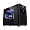 Carcasa 1STPLAYER Mi6-EV-BK, RGB, Mid Tower, Black