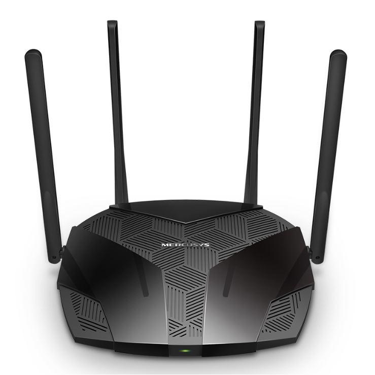 Mercusys MR60X Dual-Band WiFi 6 Router (AX15000), Standarde wireless: Wi-Fi 802.11ax / ac / a / b / g / n, Viteza wireless: 1201 Mbps (5 GHz) + 300 Mbps (2.4 GHz), Interfata: 1 × Port WAN Gigabit + 3 porturi Gigabit LAN, 4 x Antene externe de 5dBi. - imagine 8