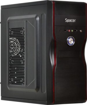 Carcasa SPACER New Mercury, Mid Tower, Black
