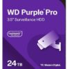 HDD Surveillance WD Purple Pro WD241PURP, 24 TB, 7200 rpm, 256 MB, SATA III