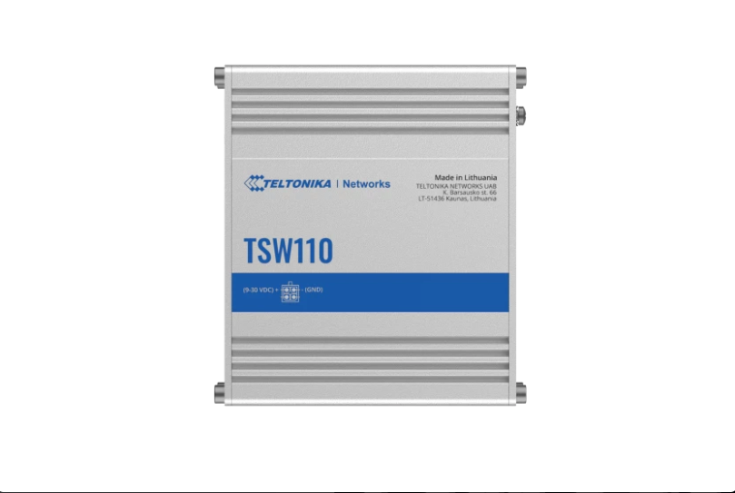TELTONIKA INDUSTRIAL UNMANAGED L2 5PPORT GIGABIT SWITCH TSW110, Interfata: 5 x ETH ports, 10/100/1000 Mbps, supports auto MDI/MDIX crossover, Standarde retea: 802.3i, 802.3u, 802.3ab, 802.3x, 802.3az, 802.3ad, Latime de banda: 10 Gbps, Carcasa aluminiu, Dimensiuni: 100 x 30 x 85 mm, Greutate: 227g - imagine 8