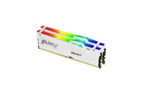 Alternative view of Memorie RAM Kingston DDR5 64GB 5600Mhz CL36 1.35V Dual Channel Kit Fury Beast White RGB EXPO