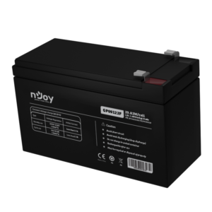 ACUMULATOR NJOY GP09122F 12V Tip VRLA AGM Terminale F2 Durata teoretica de viata in mod asteptare pana la 5 ani Cycle Use 14.4V-15.0V (-30mV/C), max. Current: 2.7A Float Use 13.5-13.8V (-20 mV/C) https://www.njoy.global/product/gp09122f?el=resources