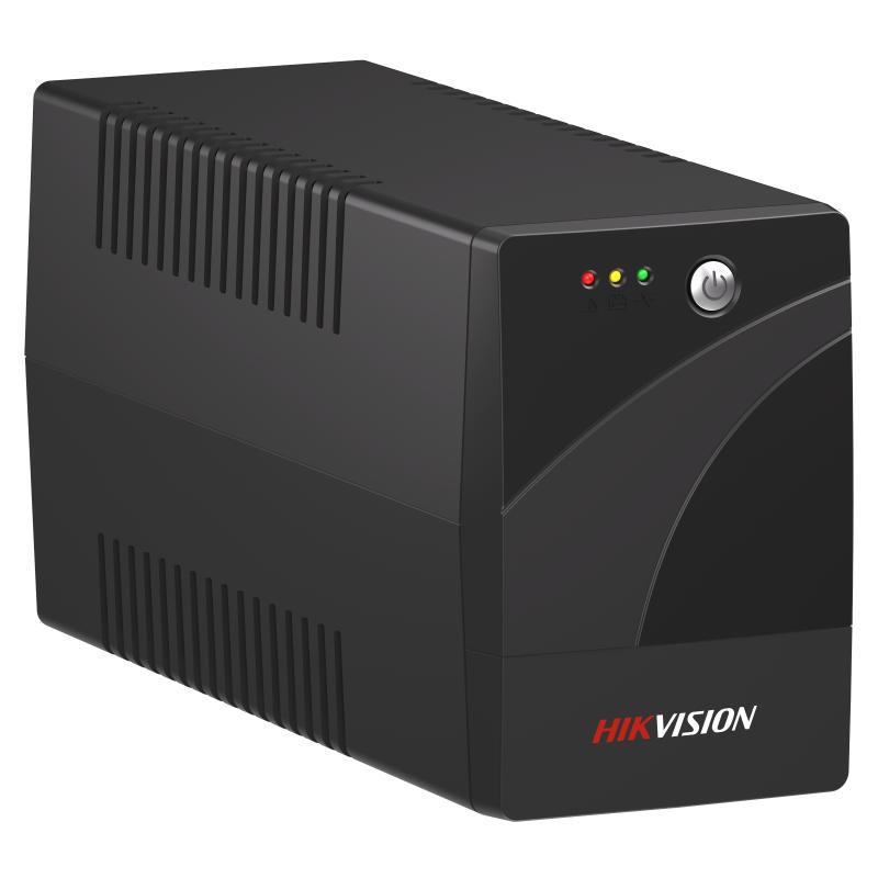 UPS Hikvision DS-UPS600-R; capacitate UPS: 600 VA / 360 W, input voltage range: 162 to 290 VAC, frecventa input: 50/60 Hz self- adaptive, tip plug: Schuko, output voltage range: 230VAC ± 10%, frecventa output: 50/60 Hz ± 0.5 Hz self-adaptive, tip output: Schuko, numar outlet:4, tip baterie: 12 V/9