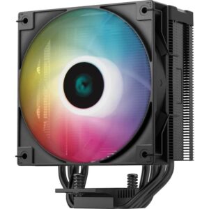 Alternative view of Cooler Procesor DeepCool AG400 Digital BK ARGB, Aer, 12 cm, aRGB