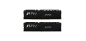 Memorie RAM Kingston FURY Beast, 16GB DDR5, 2x 8 GB, 6000MHz, CL36