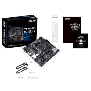 Alternative view of Placa de baza ASUS PRIME A520M-K, Socket AM4, DDR4, Micro-ATX
