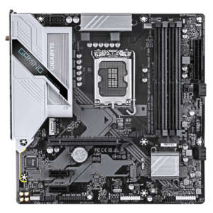 Alternative view of Placa de baza Gigabyte B760M GAMING PLUS WIFI, Socket 1700, DDR4, Micro-ATX