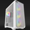 Carcasa AQIRYS Arcturus Pro, RGB, Mid Tower, White