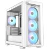 Carcasa ASUS A23 PLUS TG ARGB WHITE, RGB, Mid Tower, White