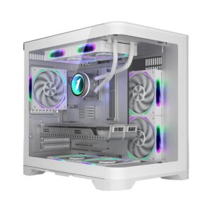 Carcasa 1st PLAYER UV5, RGB, Cube Tower, White