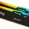 Memorie RAM Kingston FURY Beast RGB, 64 GB DDR5, 6000 MHz, CL30