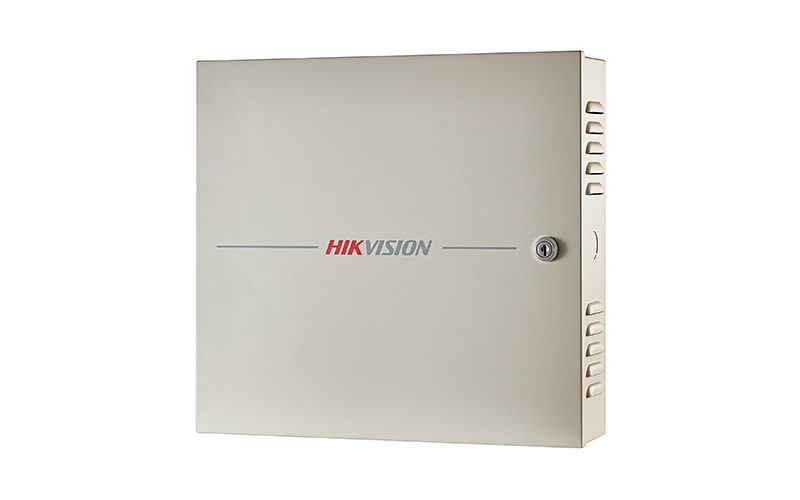 Centrala control acces Hikvision 4 usi ( 4 x cititoare Wiegand sau 8 x cititoare RS485), DS-K2604T; Compatibilitate cititoare: 4 x Wiegand sau 8 x RS485; Capacitate de stocare: 100,000 cartele si 300,000 evenimente; Intrari: 4 alarm input, Door Magnetic x4, Door Switch x4, Case Input x8 - imagine 6