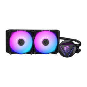 Alternative view of Cooler Procesor MSI CORELIQUID 240R V2, Lichid, 12 cm, 2 ventilatoare, aRGB