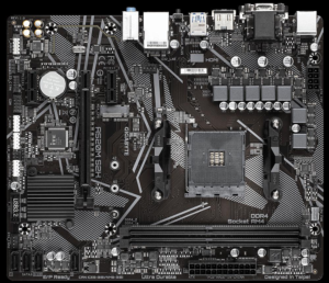 Alternative view of Placa de baza Gigabyte A520M S2H, Socket AM4, DDR4, Micro-ATX