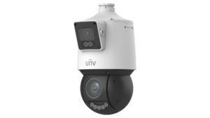 Camera IP 4MP+4MP Uniview IPC94144SFW-X25-F40C; Senzor: 1/1.8" CMOS, Senzor:1/2.7" CMOS; Rezolutie 4 MP (2688 × 1520)@25 fps; Compresie: Ultra 265, H.265, H.264, MJPEG; Canal 1:Lentila 4.0mm; Lumina alba 30M Canal 2: Lentila 4.8mm-120mm; IR 100M; Stocare: MicroSD max 512GB (neinclus); Functii: 25X