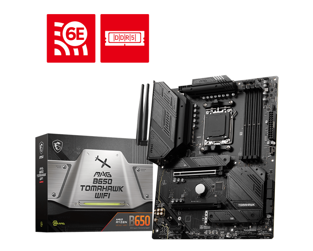 Placa de baza MSI MAG B650 TOMAHAWK WIFI, Socket AM5, DDR5, ATX
